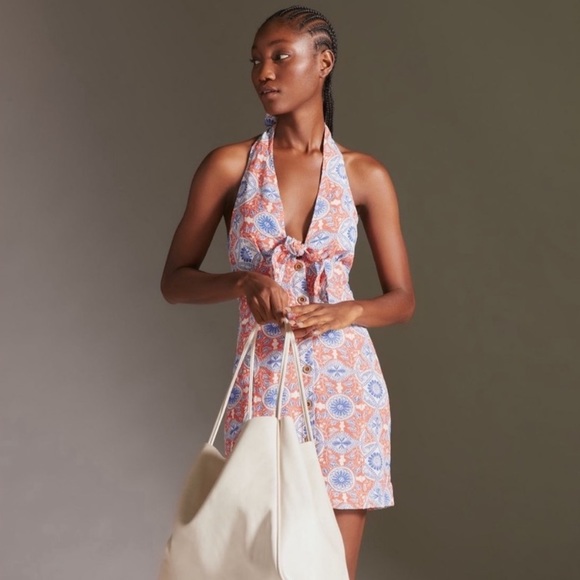 Anthropology halter dress. Very comfortable material. - Picture 1 of 2